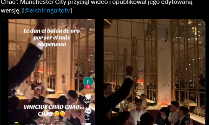 To ŚPIEWAŁ Rodri podczas celebracji Złotej Piłki O.o